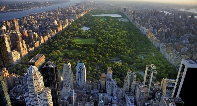 Vista del Central Park de Manhattan.