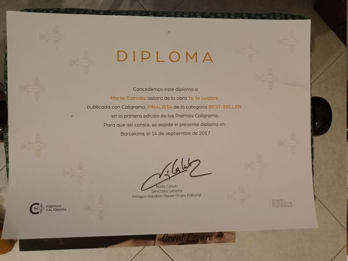 Imagen del diploma